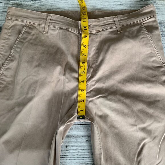 AG Adriano Goldschmied The Luxe Khaki Tailored Trouser Chino Pants - Picture 11 of 16